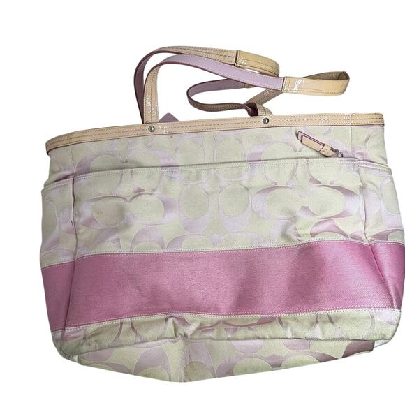 Coach large diaper tote bag baby pink - Picture 2 of 10